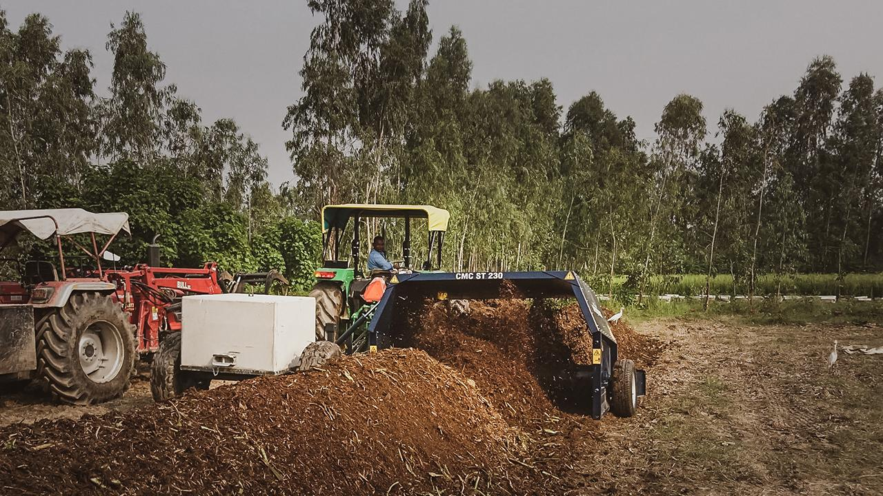 Tractor-pulled compost turners - CMC ST 230
